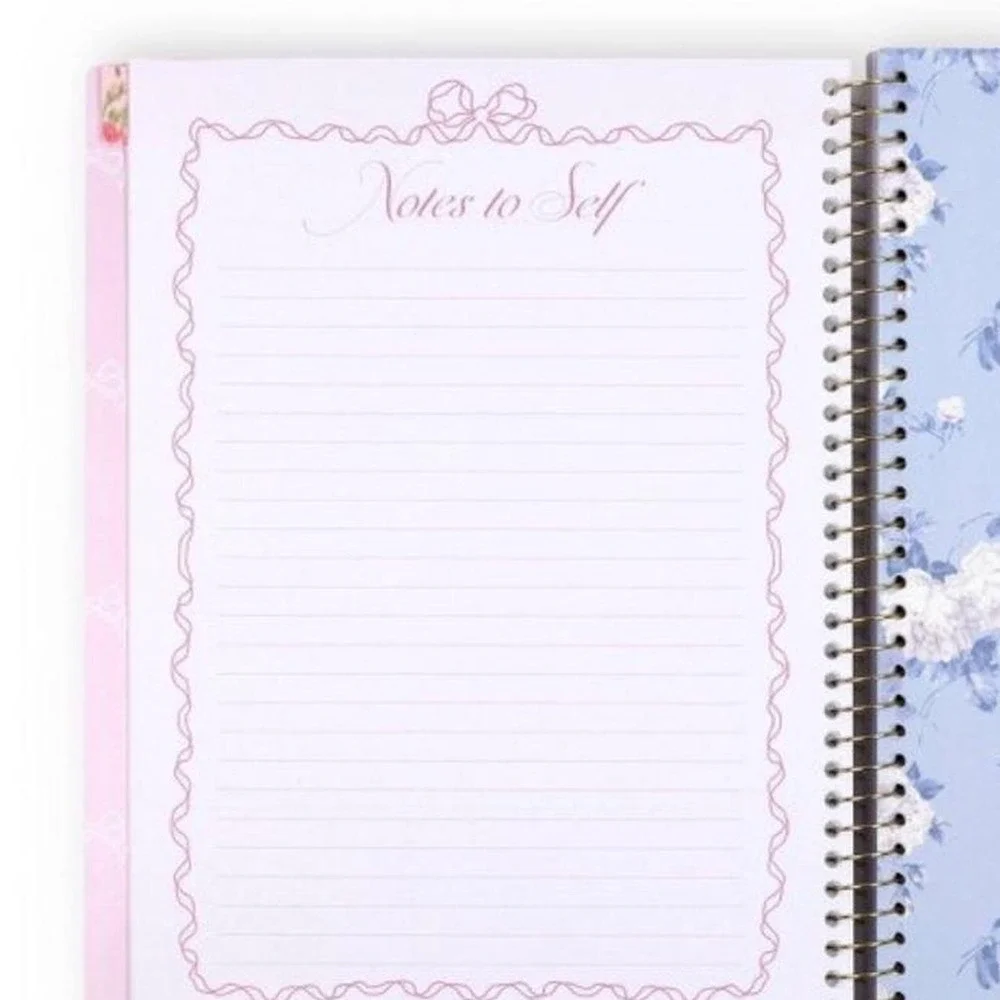 LoveShackFancy x yoobi large 8.5 x 11 in 2026-2027 planner with blue whisper